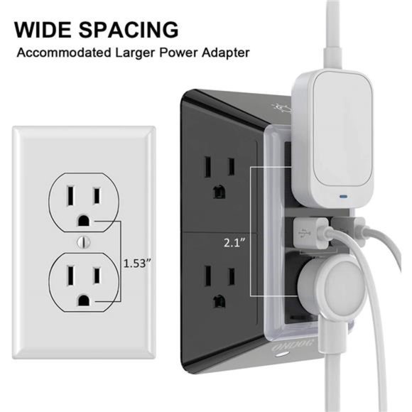 Multi Plug Outlet, Outlet Expanders, ONDOG Surge - Picture 2 of 7